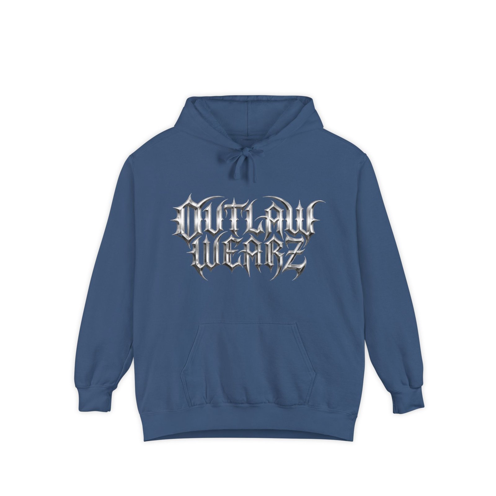 'Outlaw Wearz' - Hoodie - Gothic Chrome Look - Hooded Sweatshirt Jacket - Image 13